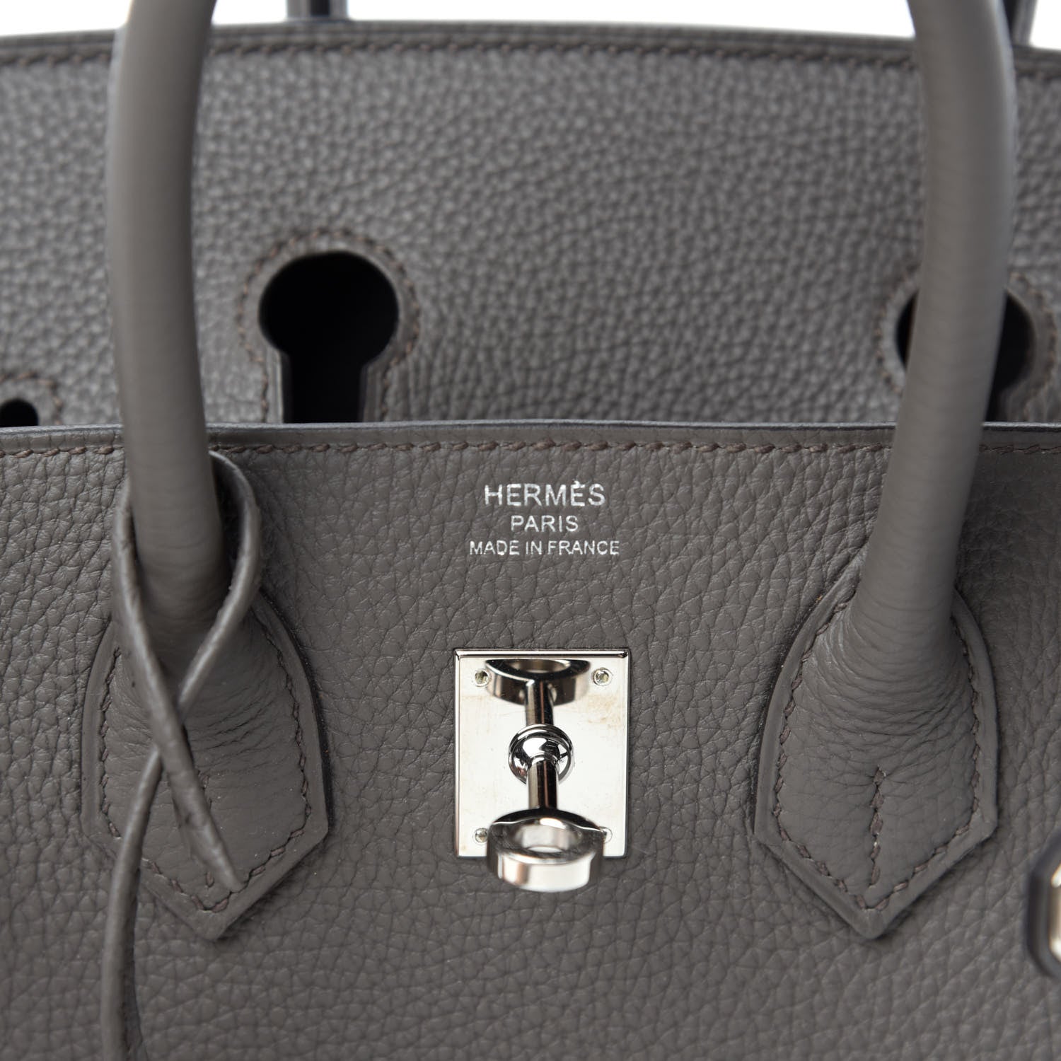 Hermes Togo Birkin 25 Etain 8 of 11