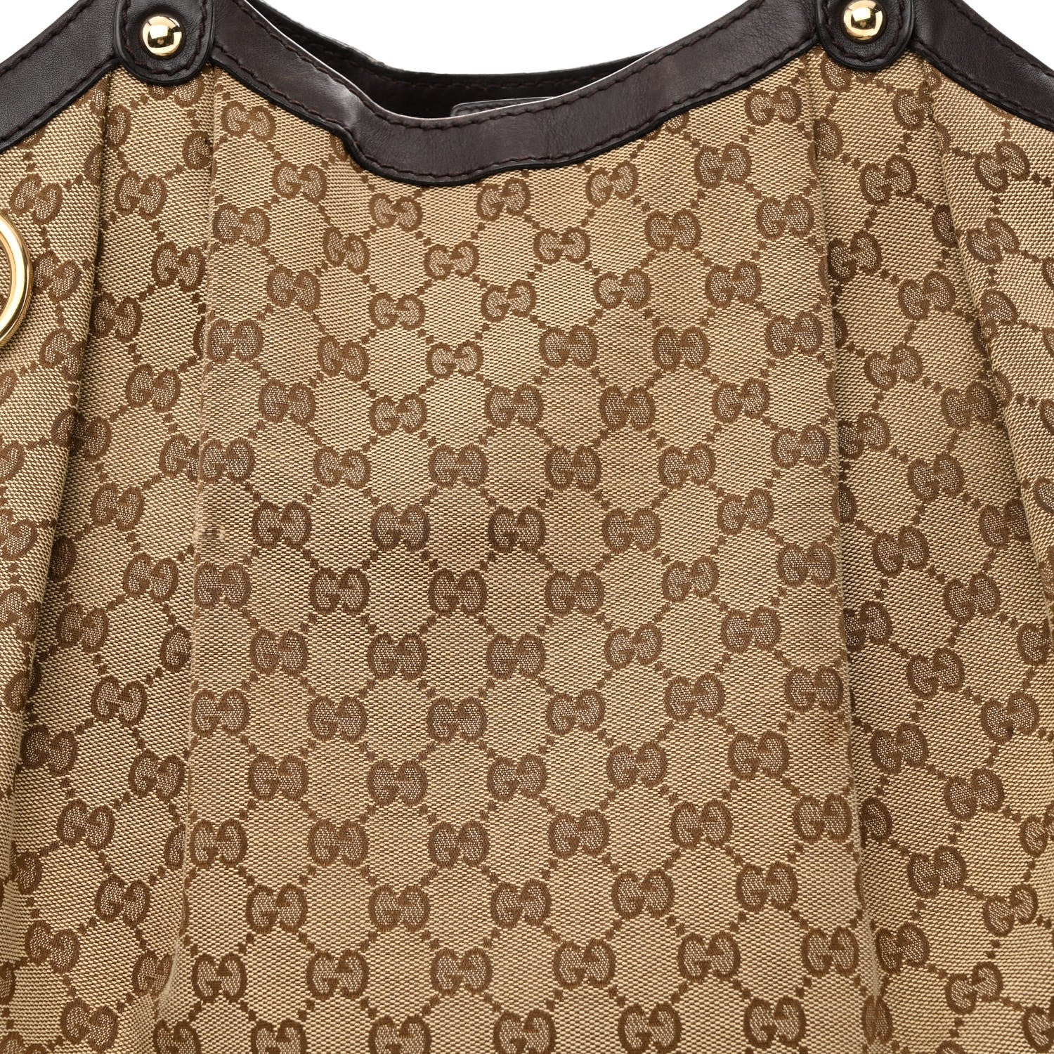 Gucci Monogram Large Sukey Tote Dark Brown 8 of 23