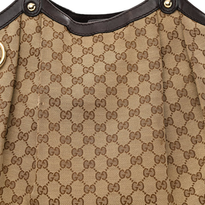 Gucci Monogram Large Sukey Tote Dark Brown 8 of 23