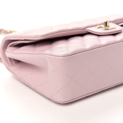 Chanel Caviar Quilted Medium Double Flap Light Pink 6 of 10