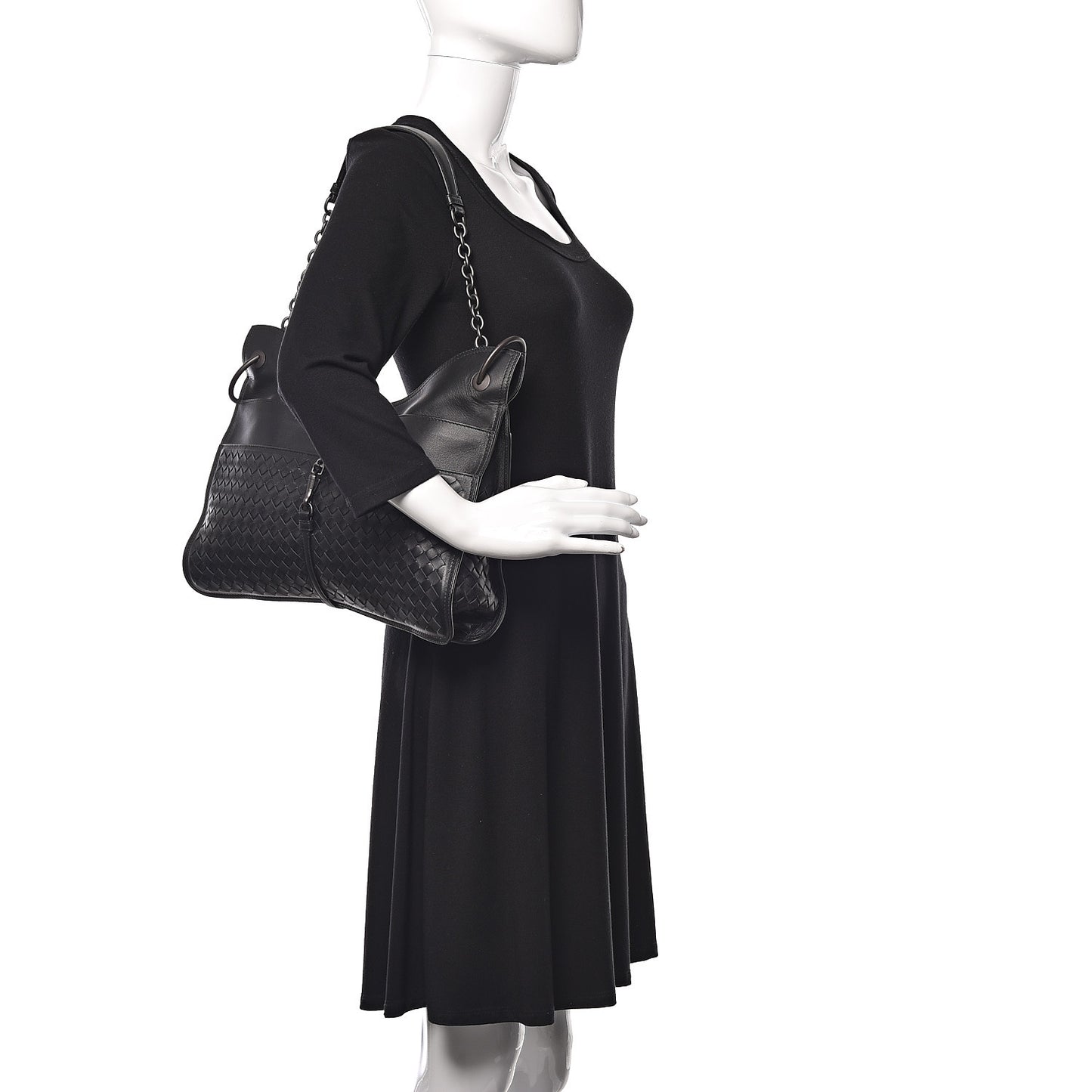 Nappa Intrecciato Beverly '71/'16 Bag Black