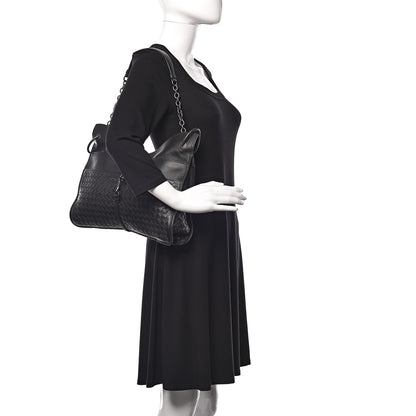 Bottega Veneta Nappa Intrecciato Beverly '71/'16 Bag Black 2 of 11