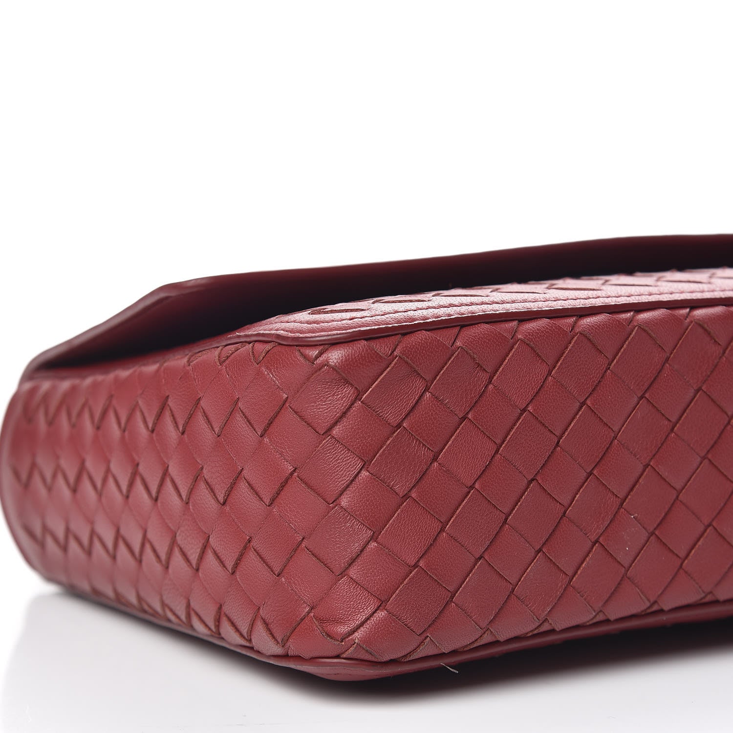 Bottega Veneta Nappa Intrecciato Alumna Bag China Red 6 of 16
