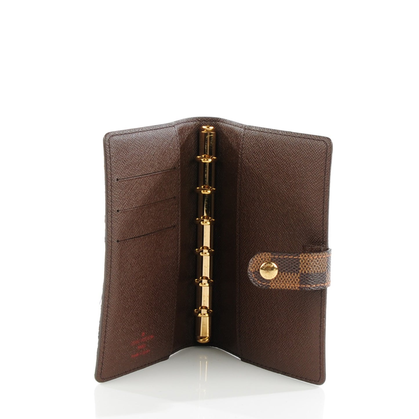 Damier Ebene Small Ring Agenda Cover