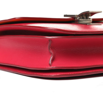 Celine Goatskin Medium Classic Box Flap Bag Dark Pink 9 of 17