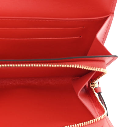 Louis Vuitton Monogram Flore Compact Wallet Coquelicot 5 of 10
