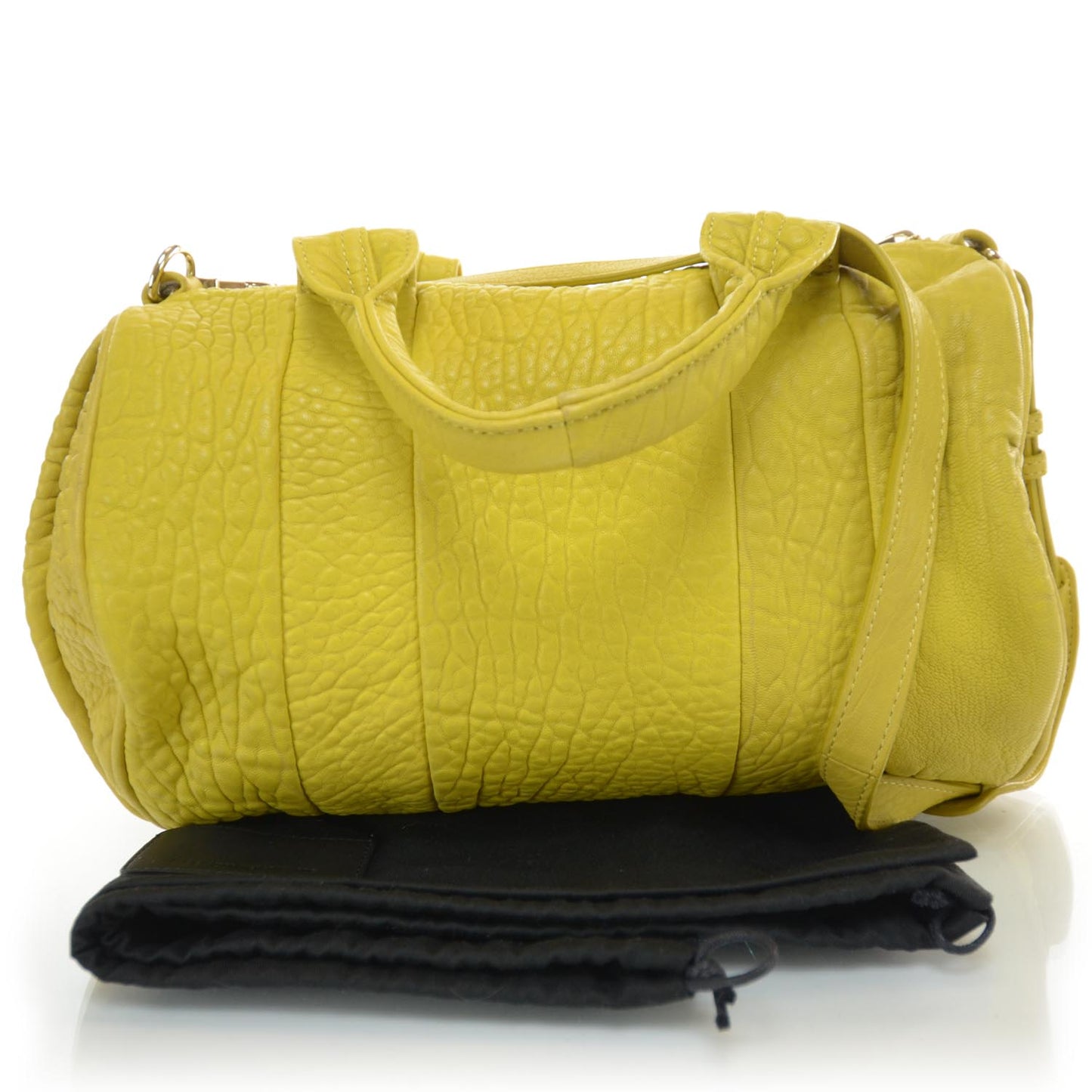Leather Rocco Satchel Citrus