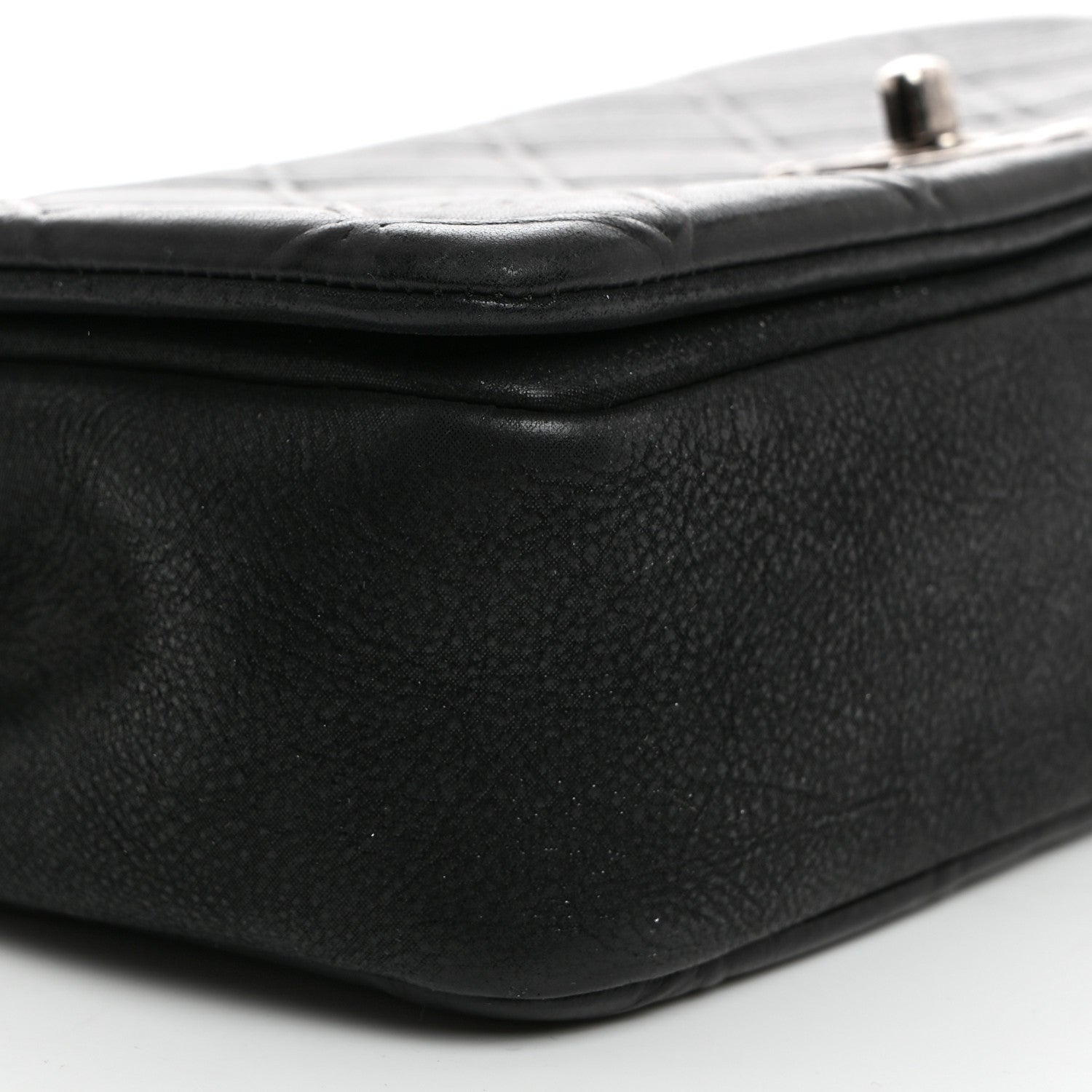 Chanel Calfskin Diamond Embossed Small New Chic Flap Black 9 of 10