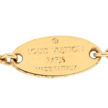 Louis Vuitton Metal Crystal LV Iconic Necklace Gold 5 of 6