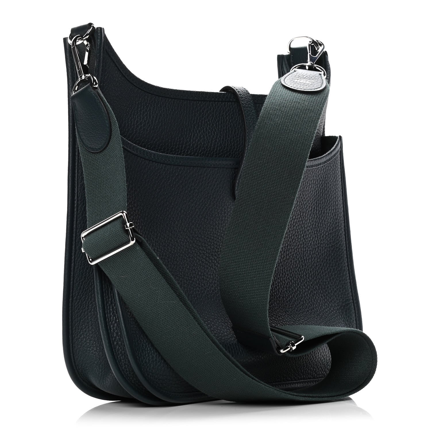 Hermes Taurillon Clemence Evelyne III PM Vert Cypress 2 of 9