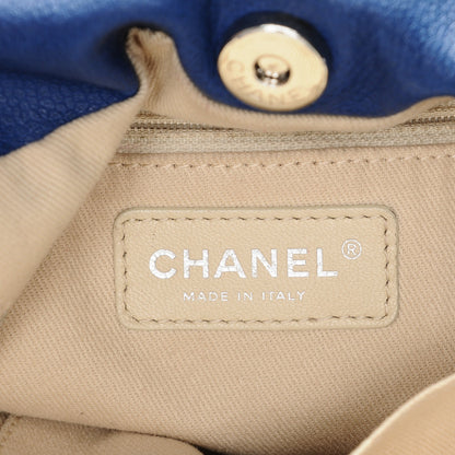 Chanel Caviar 31 Drawstring Tote Blue 6 of 7
