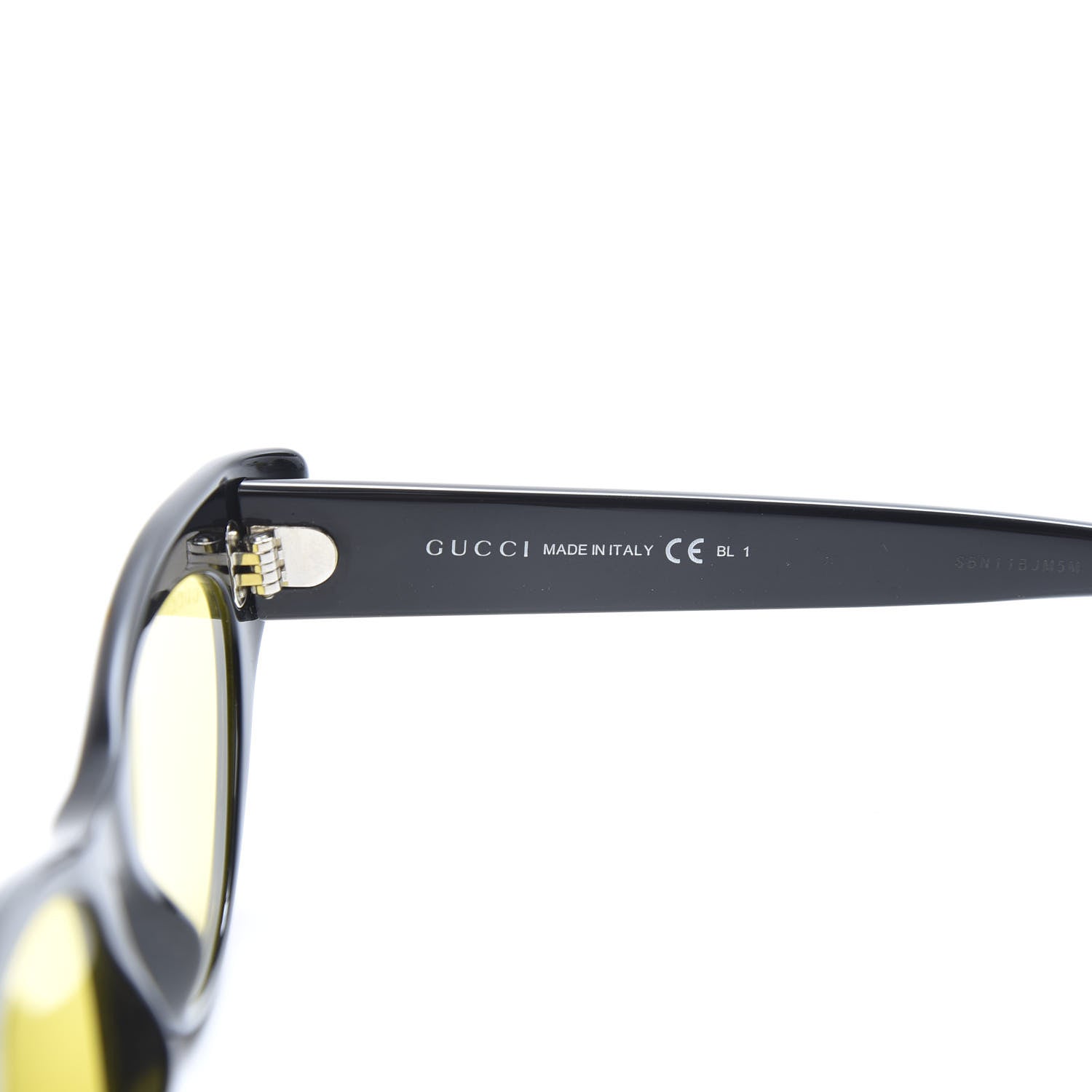 Gucci Acetate Cat Eye Sunglasses GG3807/S Black 6 of 8
