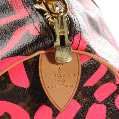 Louis Vuitton Graffiti Keepall 45 Fuchsia 7 of 8