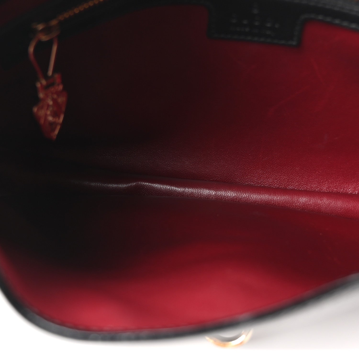 Gucci Patent Calfskin Small Jackie Shoulder Bag Black 5 of 11