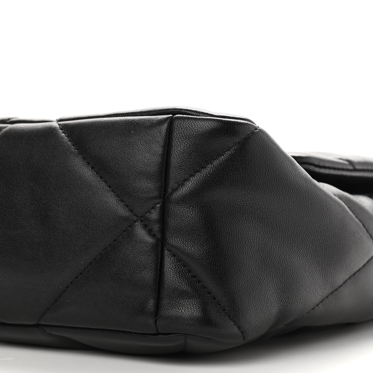Lambskin Quilted Large Chanel 19 Flap Black