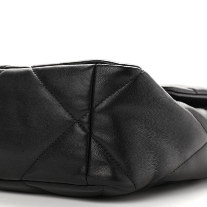 Chanel Lambskin Quilted Large Chanel 19 Flap Black 6 of 9