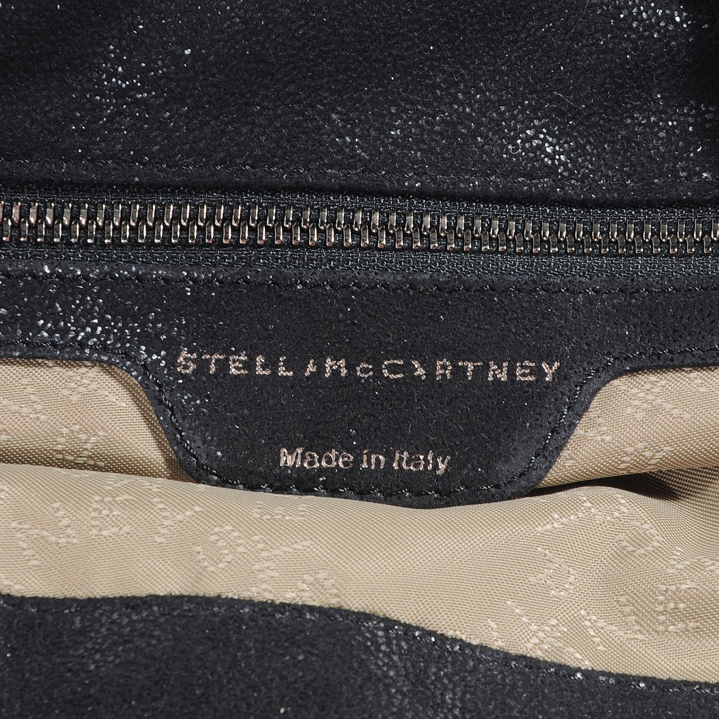 Faux Leather Falabella Black