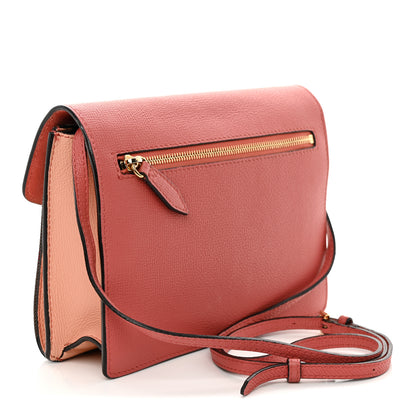 Burberry Derby Calfskin House Check Small Macken Crossbody Bag Copper Pink 3 of 15