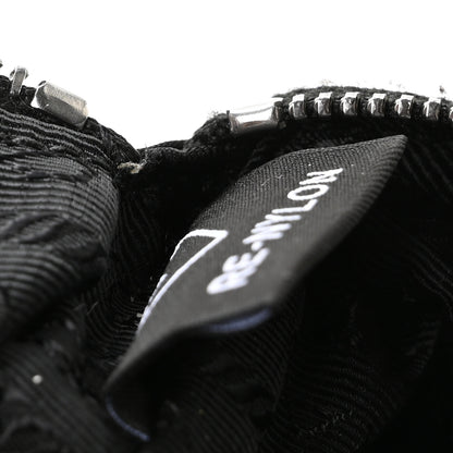 Prada Tessuto Nylon Wrist Pouch Black 7 of 8