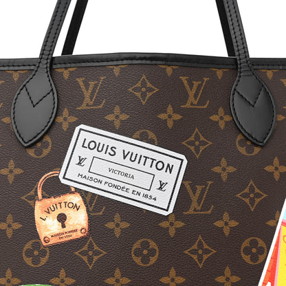 Louis Vuitton Monogram My LV World Tour Neverfull MM 7 of 9