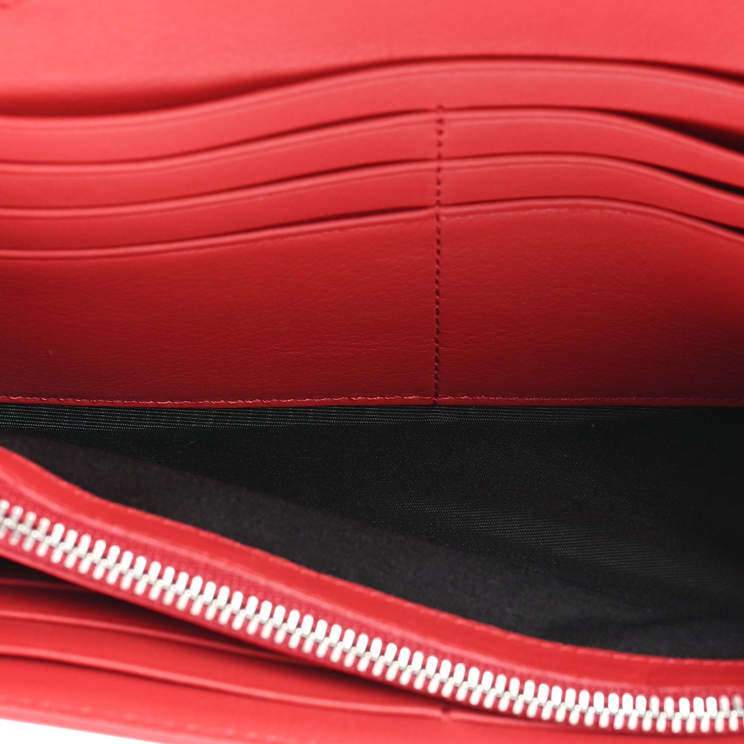 Visetos Large Patricia Wallet On Chain Black
