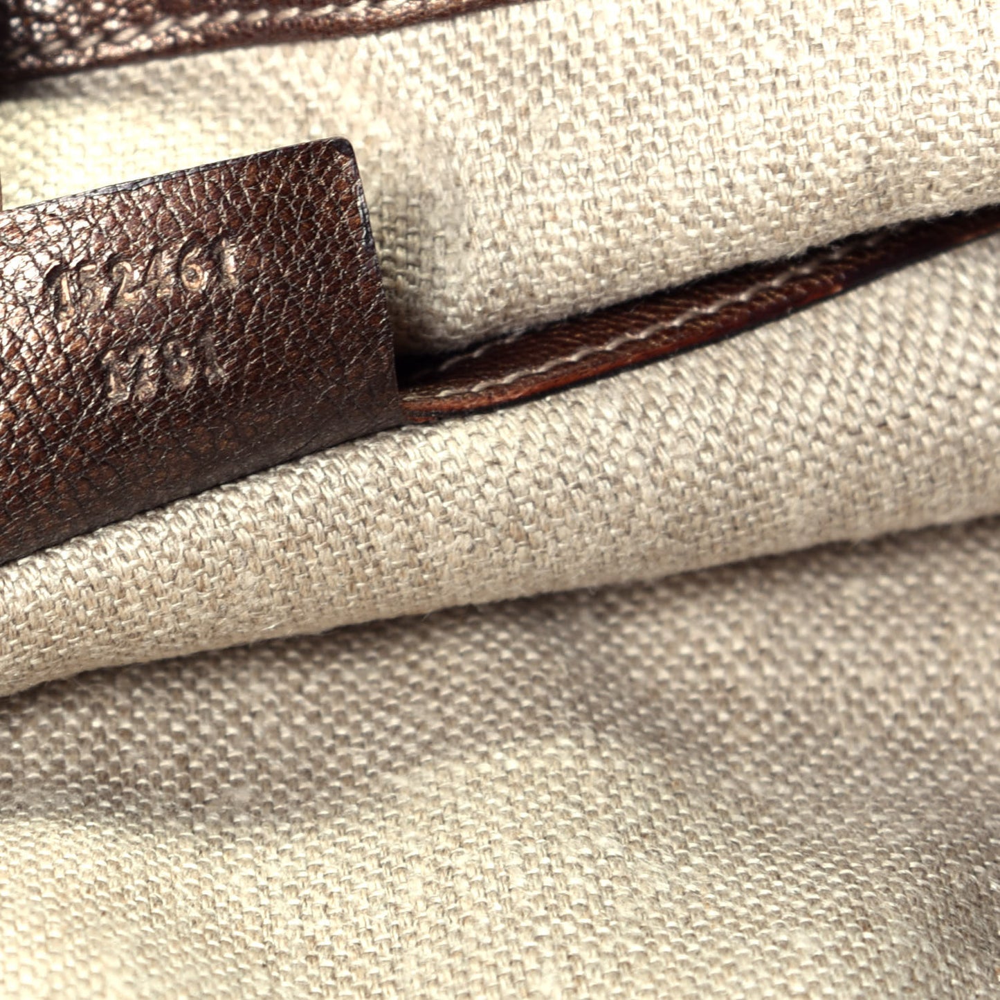 Metallic Calfskin Medium Capri Shoulder Bag Bronze