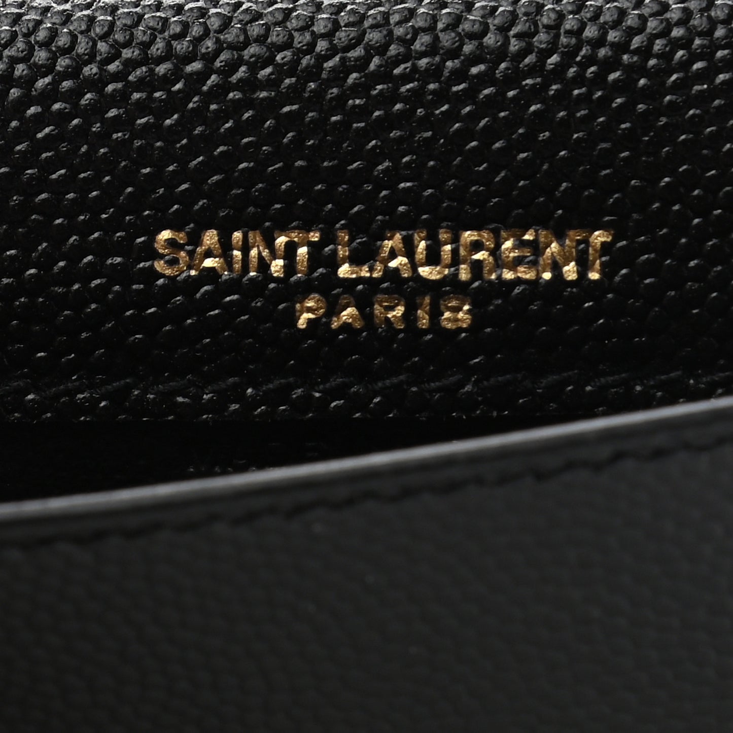 Grain De Poudre Uptown Monogram Card Case Black