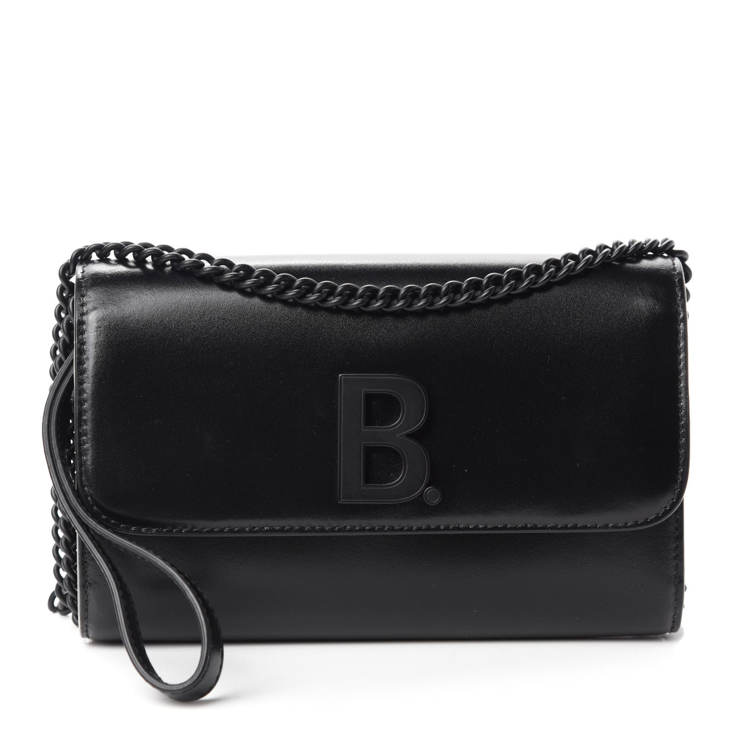 Balenciaga Smooth Calfskin B Continental Chain Bag Black 1 of 10