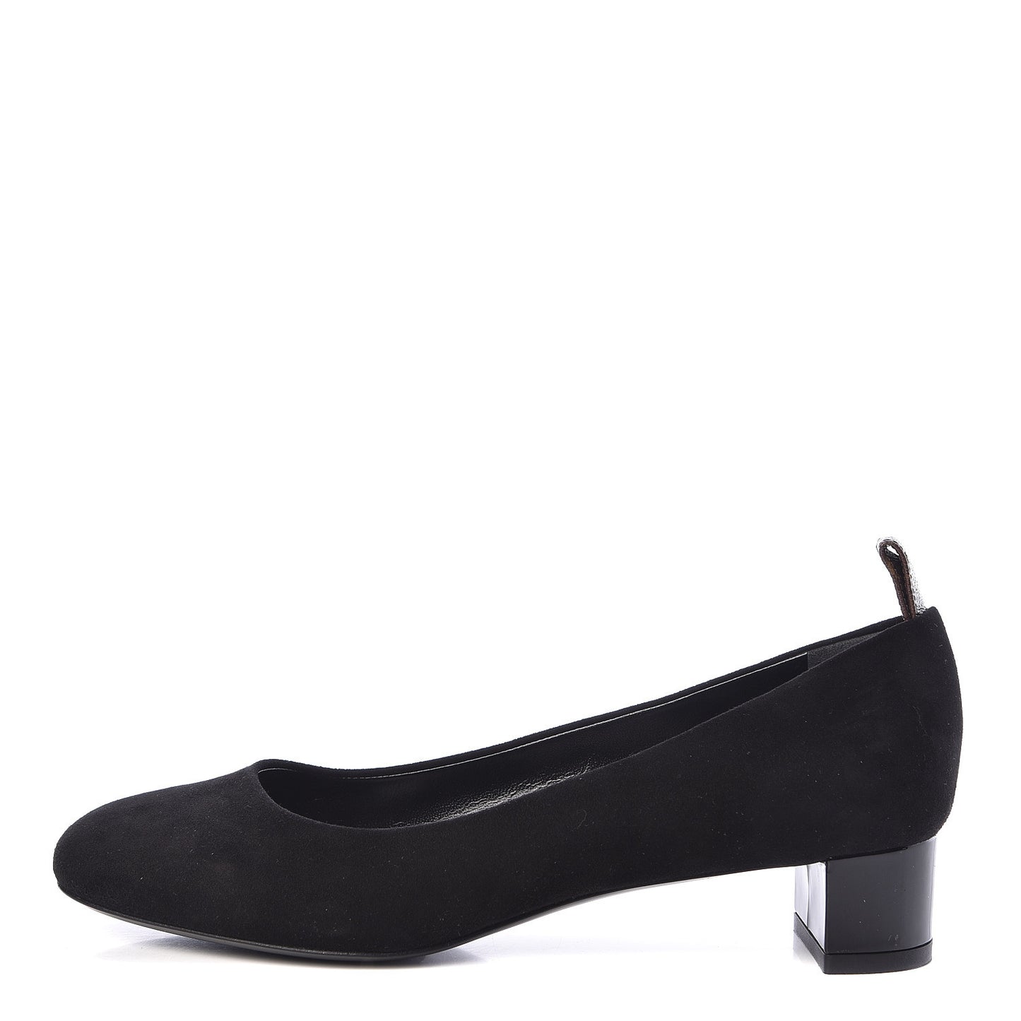 Suede Uniformes Pump 36 Black