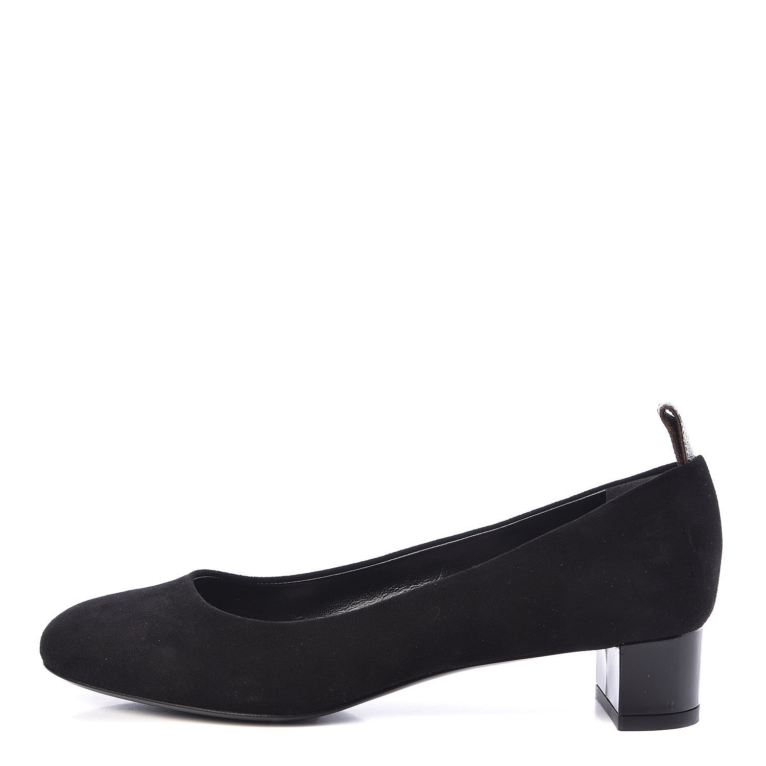 Louis Vuitton Suede Uniformes Pump 36 Black 1 of 8