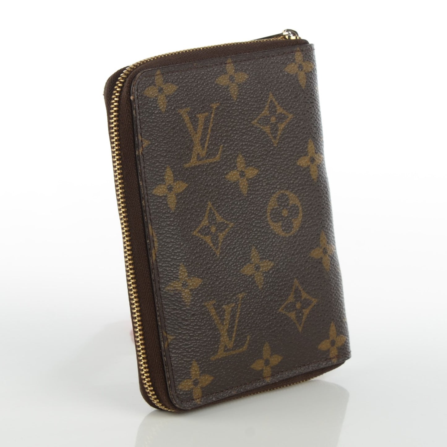 Monogram Zipped Passport Holder Wallet
