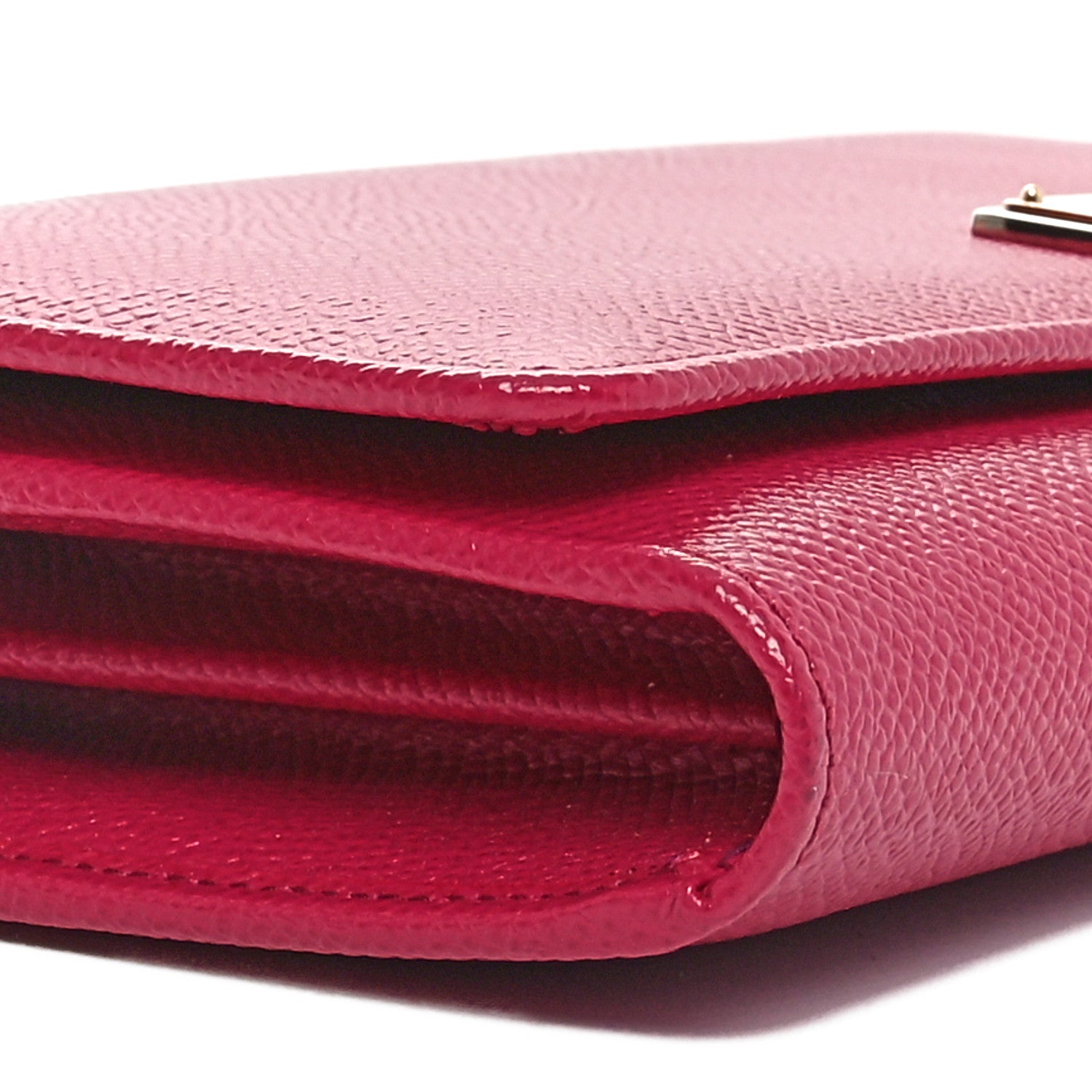 Dolce & Gabbana Dauphine Mini Miss Sicily Chain Wallet Pink 10 of 10