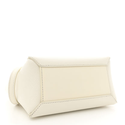 Celine Grained Calfskin Nano Belt Bag Chalk 4 of 11