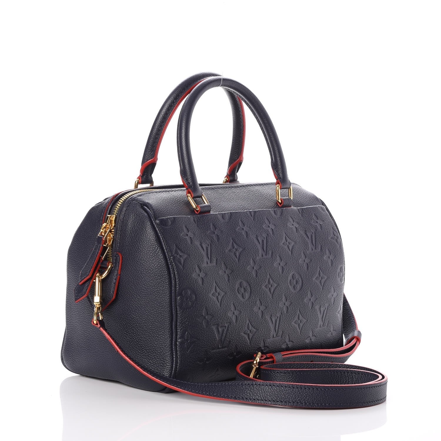 Louis Vuitton Empreinte Speedy Bandouliere 25 NM Marine Rouge 4 of 9