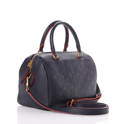 Louis Vuitton Empreinte Speedy Bandouliere 25 NM Marine Rouge 4 of 9