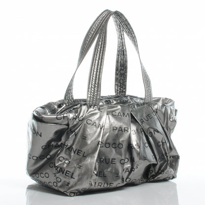 Chanel Lacquered Canvas Medium Unlimited Tote Argent Fonce 3 of 7