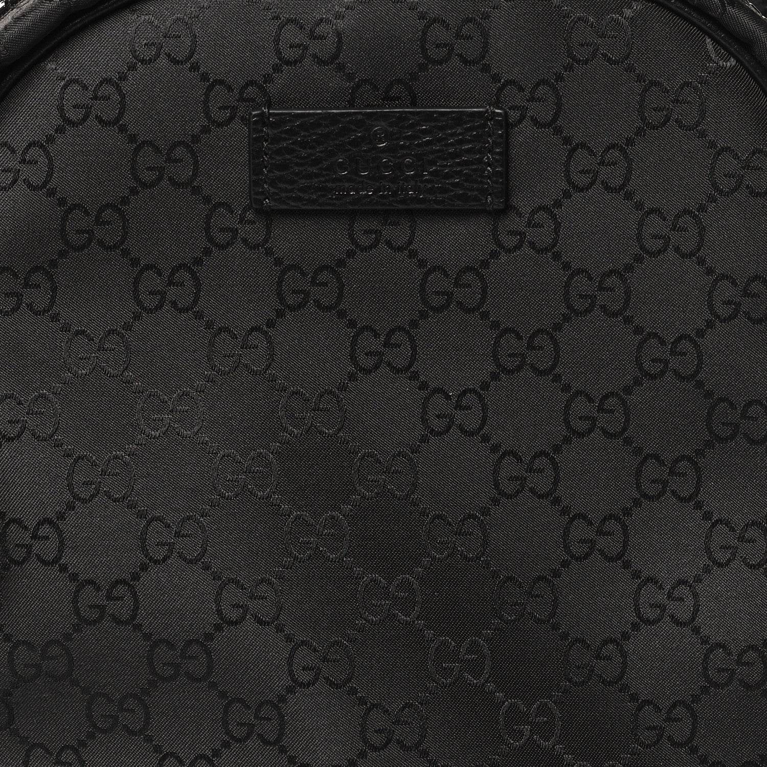 Gucci Nylon Monogram Slim Backpack Black 8 of 10