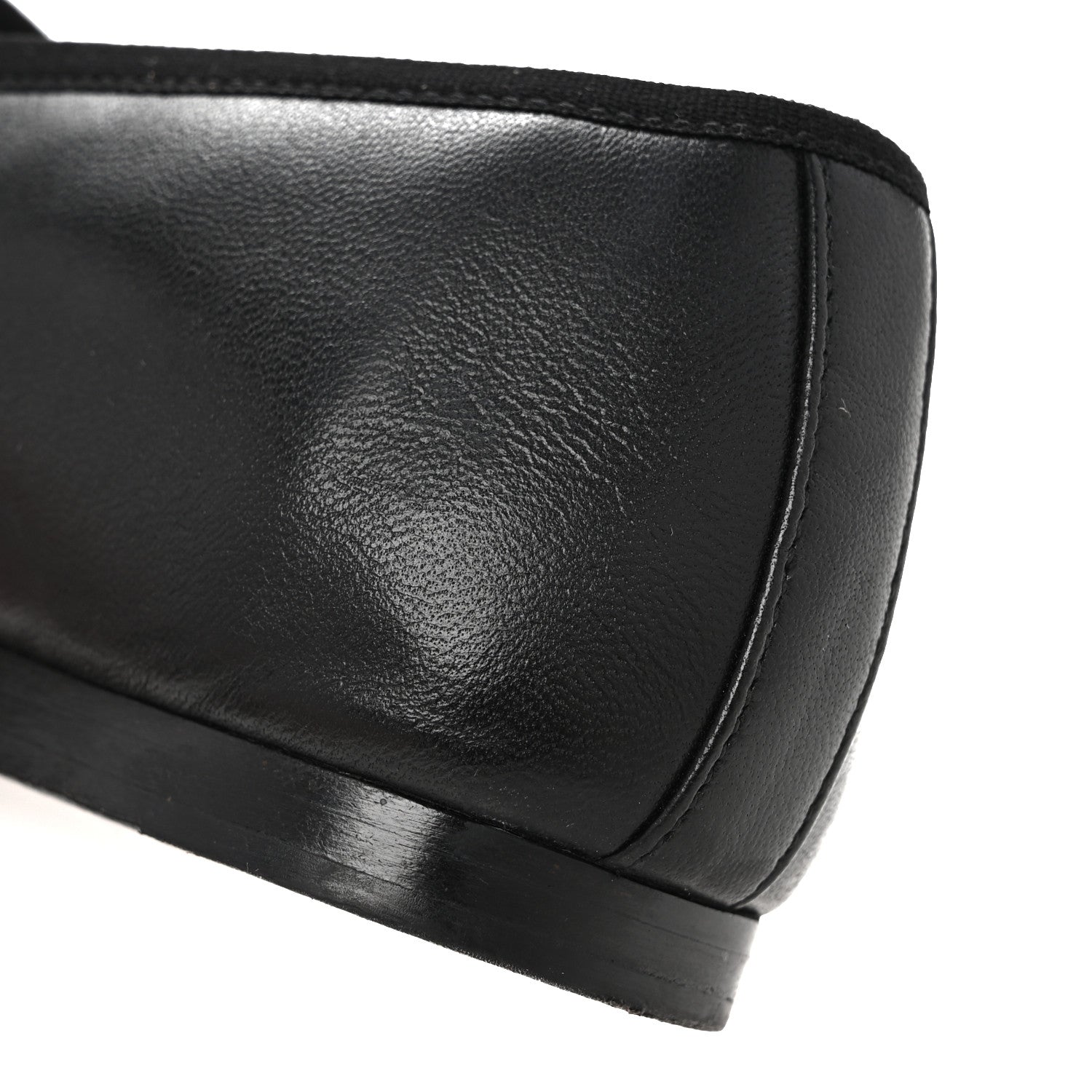 Chanel Lambskin Mary Jane Flats 36 Black 10 of 12