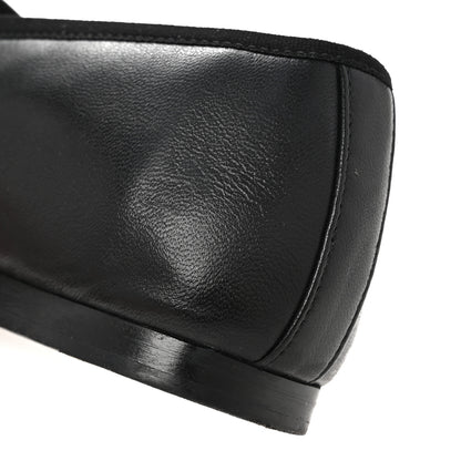 Chanel Lambskin Mary Jane Flats 36 Black 10 of 12