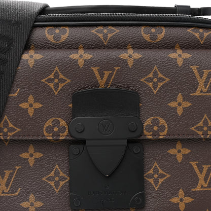 Louis Vuitton Monogram Macassar S Lock Messenger 7 of 10