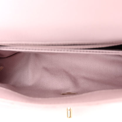 Chanel Caviar Quilted Mini Coco Handle Flap Lilas Lilac 5 of 9