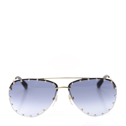 Louis Vuitton The Party Aviator Gradient Sunglasses Z2349U Blue 2 of 8