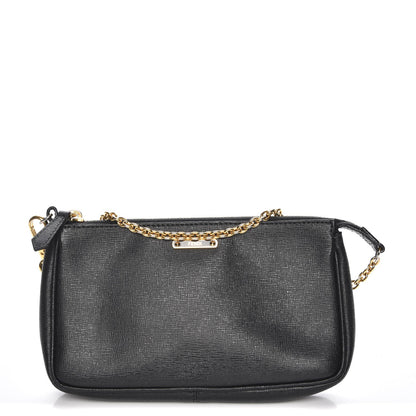 Fendi Vitello Elite Pochette Black 1 of 7