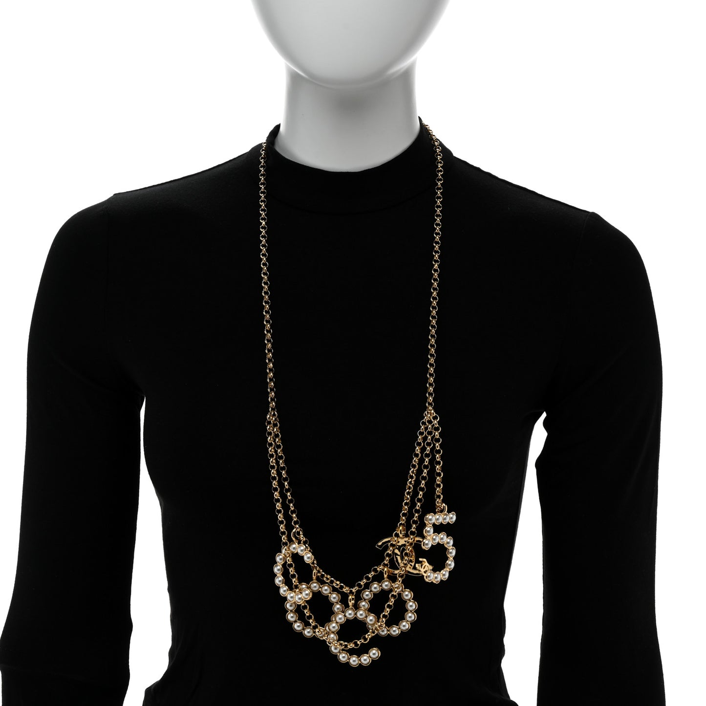 Pearl Coco Necklace Gold