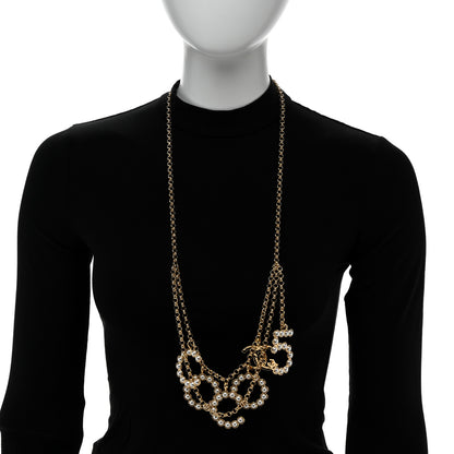 Chanel Pearl Coco Necklace Gold 2 of 6