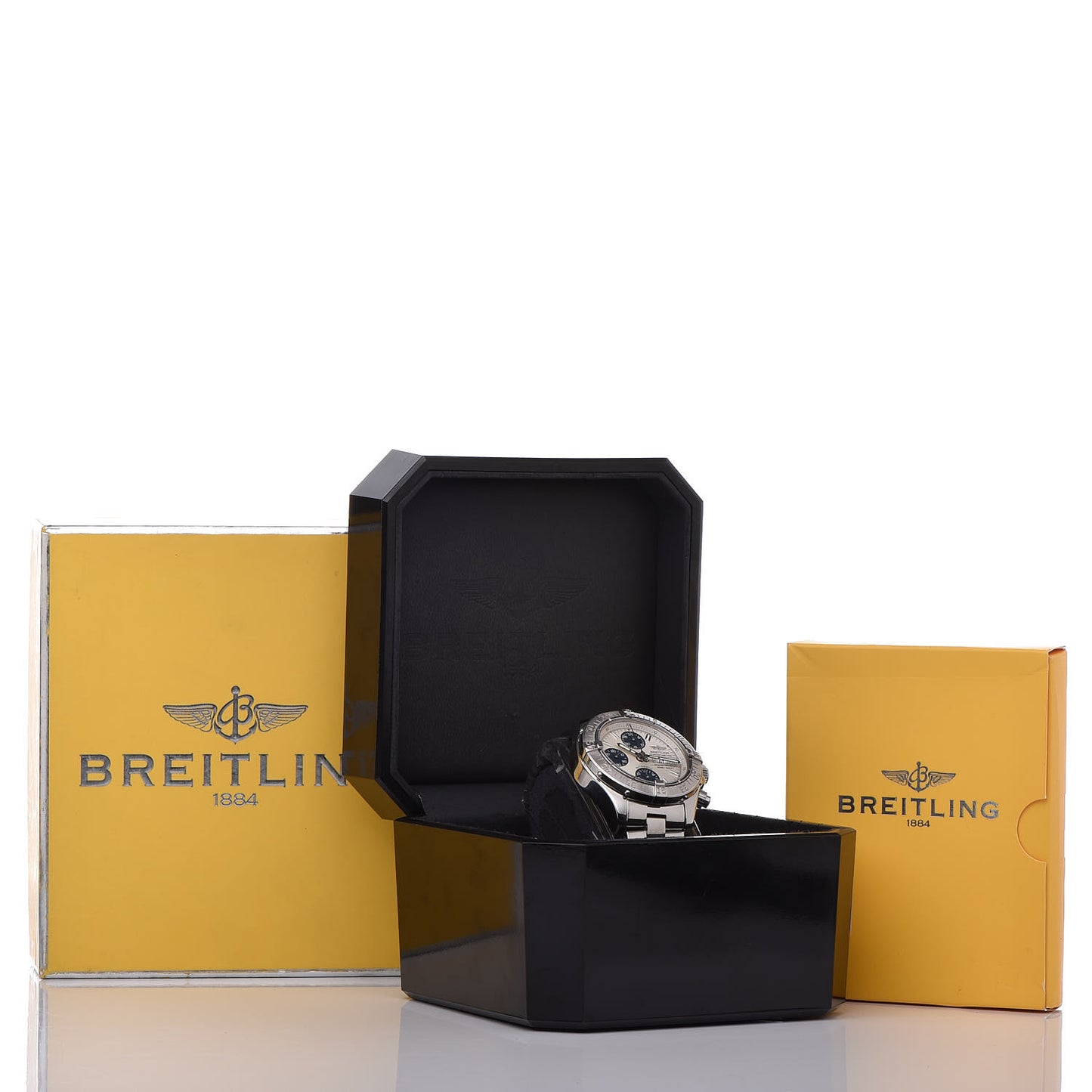 Stainless Steel 42mm Chrono Super Ocean Automatic Watch White A13340
