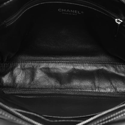 Chanel Lambskin Square Stitched Shoulder Bag Black 5 of 10