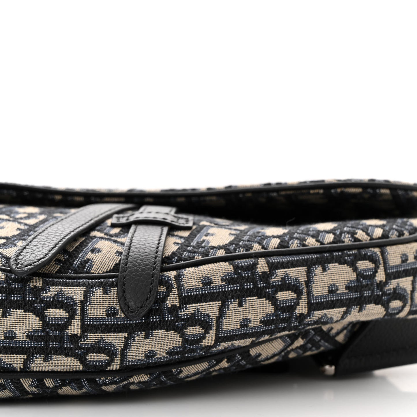 Oblique Mens Saddle Bag Blue