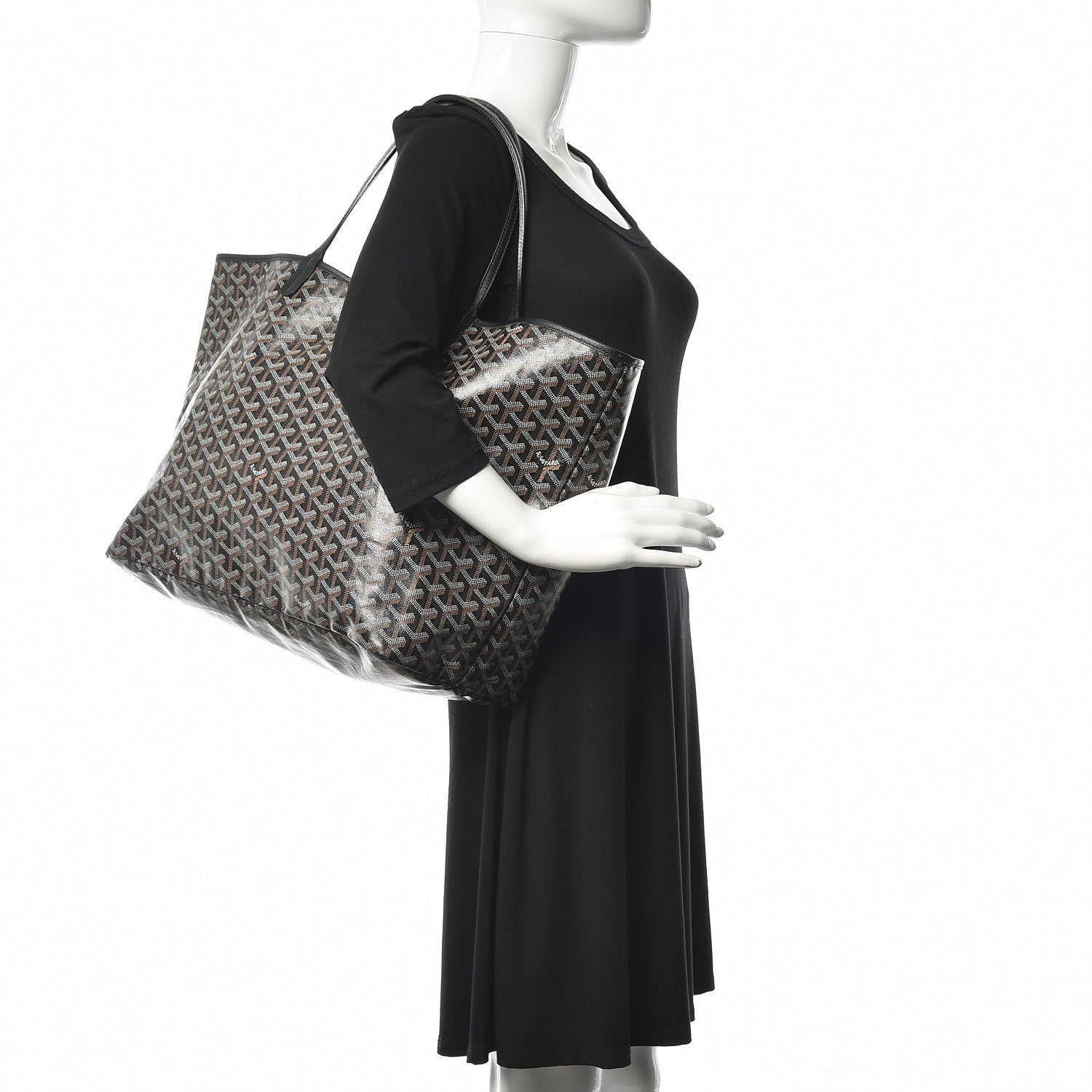 Goyard Goyardine Saint Louis GM Black 2 of 10