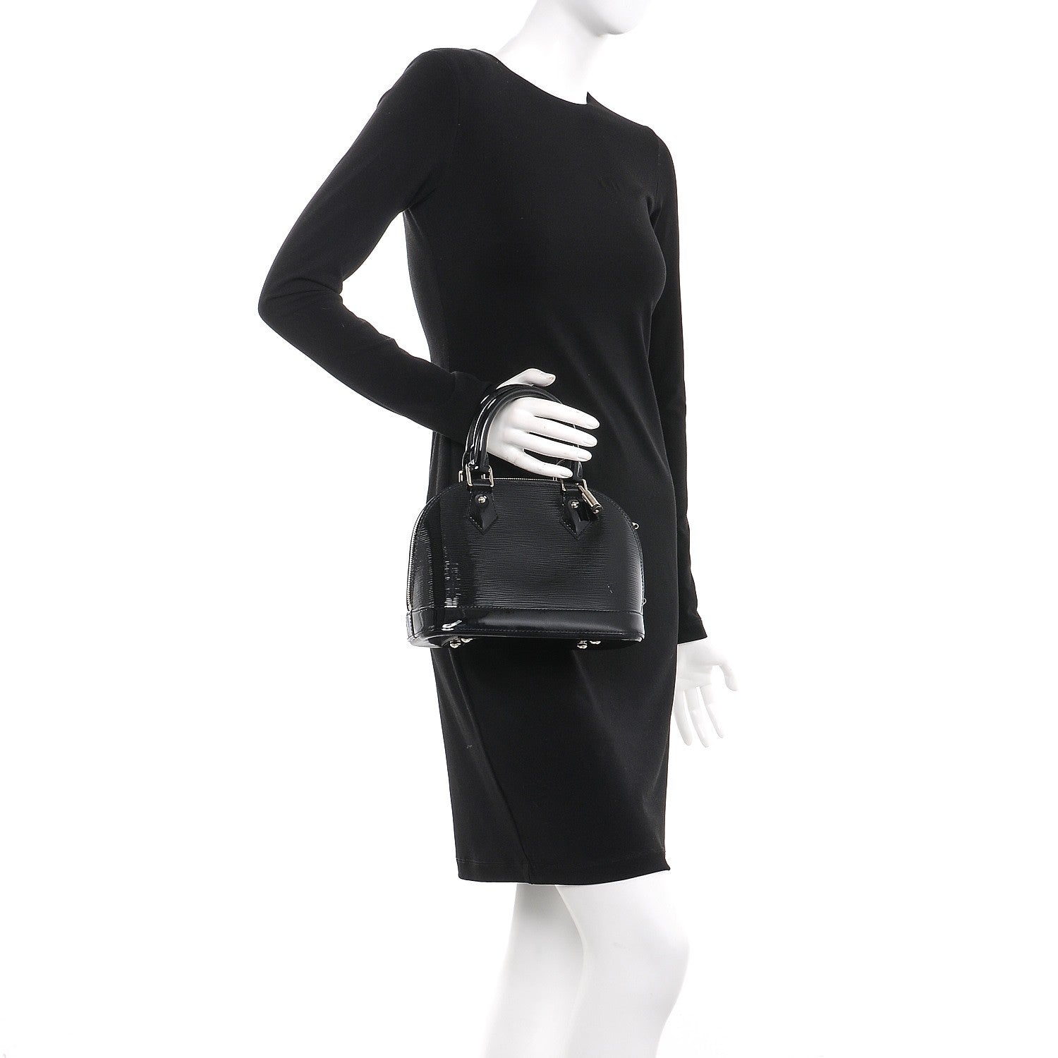 Louis Vuitton Epi Electric Alma BB Black 7 of 7